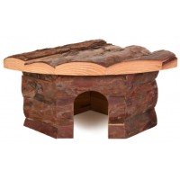 Кутовий будиночок для гризунів TRIXIE - Jesper , 21 x 10 x 15/15 см, для: миші, хом'яки